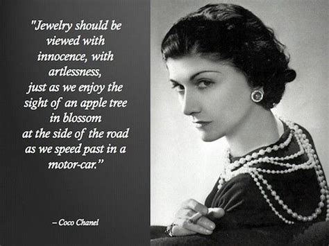 Coco Chanel jewelry quote